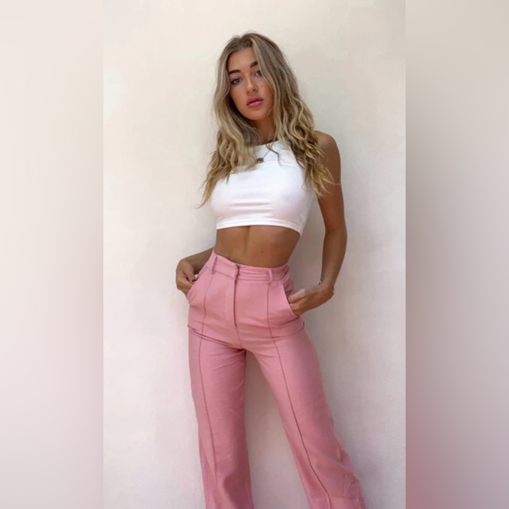 PRINCESS POLLY Kirstyn Pants in Pink – Size US 4 | NWT
